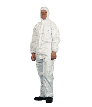 Combinaison Jetable Tyvek CHF5 – Lot De 5, Taille XL, Protection Particules Et Produits Chimiques (norme EN1149-1)